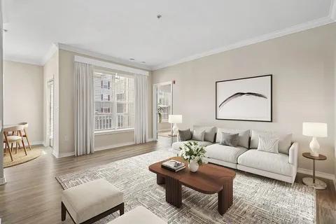 Freshly painted living room